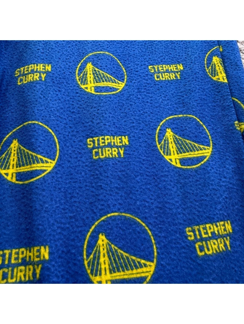 NBA Stephen Curry Golden State Warriors AOP Sleep Lounge Pajama Pants Blue Men M